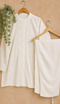 Women's Chikankari Co-Ord Set | 2 Piece | Semi-Stitched | Fits Up to XXL