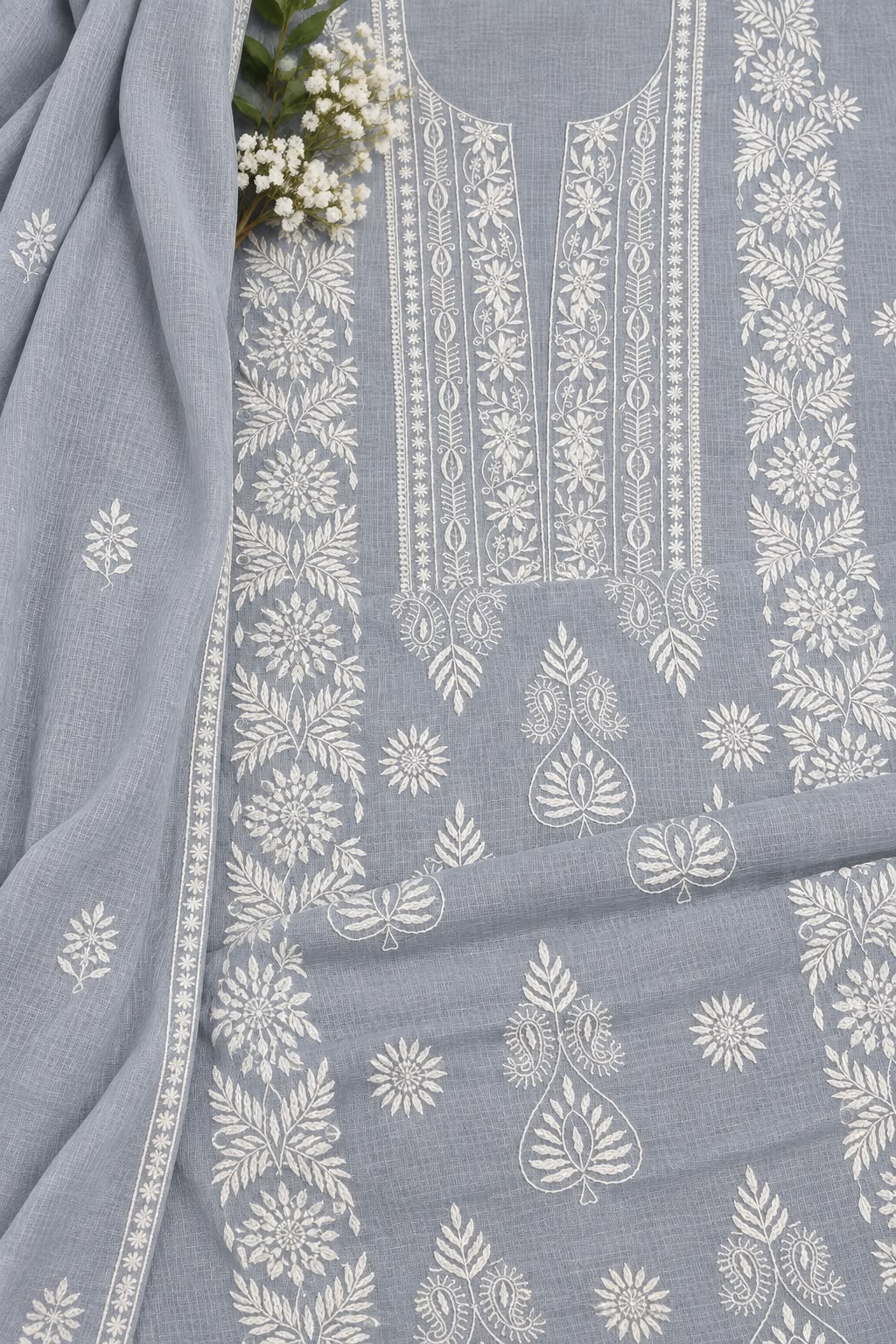 KOTA CHIKANKARI LENGTH WITH DUPATTA